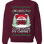 Come Down my Chimney, Unisex Ugly Christmas Sweater Crewneck Sweatshirts