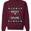 Merry Drunk, Unisex Ugly Christmas Sweater Crewneck Sweatshirts