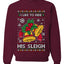 I Like To Ride His Sleigh, Unisex Ugly Christmas Sweater, Crewneck Sweatshirts