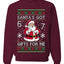Santa's Got 6 7 Gifts For Me, Unisex Ugly Christmas Sweater Crewneck Sweatshirts
