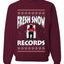Fresh Snow Records Hip Hop Parody, Unisex Ugly Christmas Sweater, Crewneck Sweatshirts