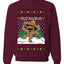 Feliz Navidad Dancing Gingerbread Man, Unisex Ugly Christmas Sweater, Crewneck Sweatshirts