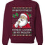 I'm Into Fitness Cookie In My Mouth Santa,Unisex Ugly Christmas Sweater, Crewneck Sweatshirts