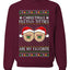 Christmas Festivi-Titties Are My Favorite, Unisex Ugly Christmas Sweater Crewneck Sweatshirts