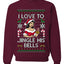 I Love To Jingle His Bells, Unisex Ugly Christmas Sweater, Crewneck Sweatshirts