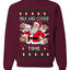 Milk And Cookie Time, Unisex Ugly Christmas Sweater, Crewneck Sweatshirts