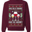 Jingle Bells, Zinfandel Pass The Cabernet Wine Drinker, Unisex Ugly Christmas Sweater, Crewneck Sweatshirts
