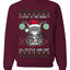 Look At Me Being All Festive And Shit, Unisex Ugly Christmas Sweater, Crewneck Sweatshirts