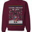 Goopin' Through The Snow Gamer Santa, Unisex Ugly Christmas Sweater Crewneck Sweatshirts