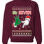 6 7 Christmas Hands, Unisex Ugly Christmas Sweater Crewneck Sweatshirts