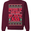 Pucker Up And Kiss My Jolly Ass, Unisex Ugly Christmas Sweater, Crewneck Sweatshirts