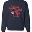 Full of Holiday Spirit, Martini Drink Holiday Design Unisex Christmas Sweater, Crewneck Sweatshirts