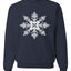 Snowflake, Pretty Holiday Christmas Design, Unisex Christmas Sweater, Crewneck Sweatshirts