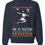 He Is Rizzin, Unisex Ugly Christmas Sweater, Crewneck Sweatshirts