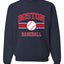 Hometown Fan Team Pride Baseball Sweatshirt Unisex Crewneck Sports Fan