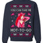 You Can Take Me Hot to Go, Funny Midwest Princess Pop Star Ugly Christmas Sweater Crewneck Sweatshirt