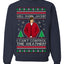 Damn Jackie I Can't Control the Weather Funny 70s Show Ugly Christmas Sweater Crewneck Sweatshirt