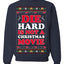 Die Hard is a Not Christmas Movie | McClane Nakatomi Ugly Christmas Sweater Crewneck Sweatshirt