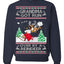 Grandma Got Run Over by a Reindeer Funny Song Movie Ugly Christmas Sweater Crewneck Sweatshirt