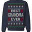 Best Grandma Ever Classic Winter Holidays Ugly Christmas Sweater Crewneck Sweatshirt