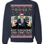 Doge Elf Around and Find Out Trump Elon Vivek MAGA Ugly Christmas Sweater Crewneck Sweatshirt