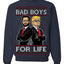 Bad Boys for Life Donald Trump JD Vance Funny 90s Movie Ugly Christmas Sweater Crewneck Sweatshirt