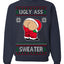 Ugly Ass Sweater Funny Santa Claus Butt Xmas Ugly Christmas Sweater Crewneck Sweatshirt