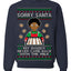 Sorry Santa Dad Never Came Back With Milk, Other Kid, Funny Viral Daddy Left Sad Kid Meme Ugly Christmas Sweater Crewneck Sweatshirt