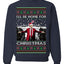 I'll Be Home for Xmas Donald Trump Ugly Christmas Sweater Crewneck Sweatshirt
