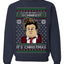 Ho Ho Holy Schnikes Funny 90s Classic Tommy Boy Movie Ugly Christmas Sweater