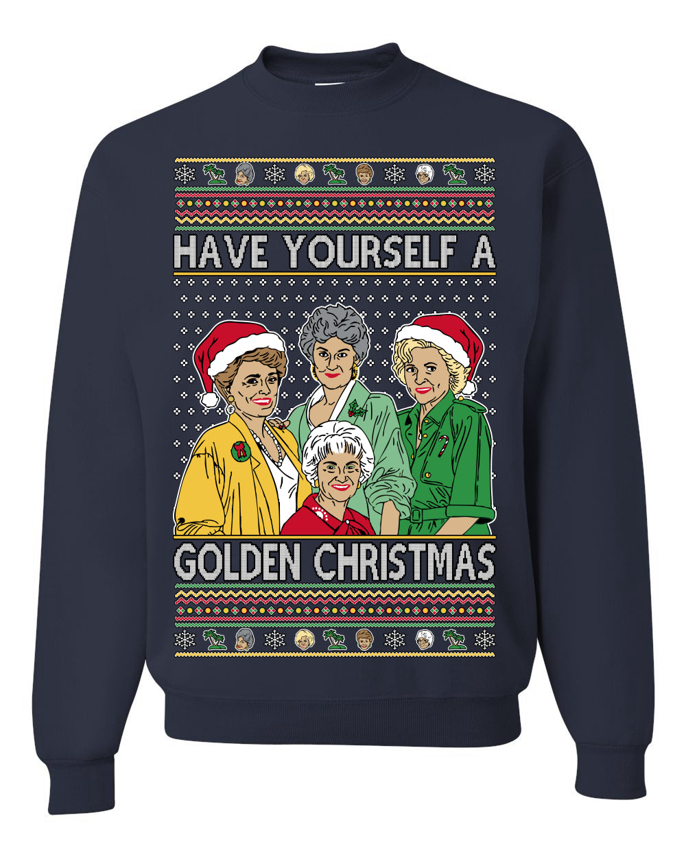 Have Yourself a Golden Christmas Classic TV Show Ugly Christmas Sweater