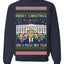 Merry Christmas and a MAGA New Year 2025 Ugly Christmas Sweater Crewneck Sweatshirts