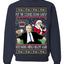 Put the Cookies Down Make America Healthy Again RFK Ugly Christmas Sweater Crewneck Sweatshirt