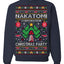 Nakatomi Corporation Christmas Party 1988 Plaza Logo, Classic Die Hard McClane 80s Xmas Movie Quote Ugly Christmas Sweater Crewneck Sweatshirt