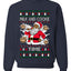 Milk And Cookie Time Christmas Sweater, Unisex Ugly Christmas Crewneck Sweatshirts