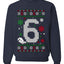 Christmas 6 Meme, Unisex Ugly Christmas Sweater, Crewneck Sweatshirts