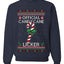 Official Candy Cane Licker, Unisex Ugly Christmas Sweater, Crewneck Sweatshirts