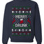 Merry Drunk, Unisex Ugly Christmas Sweater Crewneck Sweatshirts