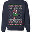 She Likes My Peppermint Stick, Unisex Ugly Christmas Sweater, Crewneck Sweatshirts