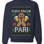 Puro Pinche Pari,Unisex Ugly Christmas Sweater, Crewneck Sweatshirts