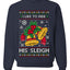 I Like To Ride His Sleigh, Unisex Ugly Christmas Sweater, Crewneck Sweatshirts