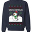 Snowman, Unisex Ugly Christmas Sweater Crewneck Sweatshirts