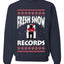 Fresh Snow Records Hip Hop Parody, Unisex Ugly Christmas Sweater, Crewneck Sweatshirts