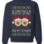 Christmas Festivi-Titties Are My Favorite, Unisex Ugly Christmas Sweater Crewneck Sweatshirts