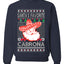 Santa's Favorite Cabrona, Unisex Ugly Christmas Sweater, Crewneck Sweatshirts