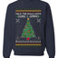 Deck The Halls With Guns & Ammo Fa La La La La,Unisex Ugly Christmas Sweater, Crewneck Sweatshirts