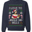 I Love To Jingle His Bells, Unisex Ugly Christmas Sweater, Crewneck Sweatshirts