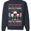 Jingle Bells, Zinfandel Pass The Cabernet Wine Drinker, Unisex Ugly Christmas Sweater, Crewneck Sweatshirts