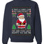 Is That A Candy Cane In Your Pocket Naughty Santa, Unisex Ugly Christmas Sweater, Crewneck Sweatshirts