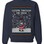 Goopin' Through The Snow Gamer Santa, Unisex Ugly Christmas Sweater Crewneck Sweatshirts